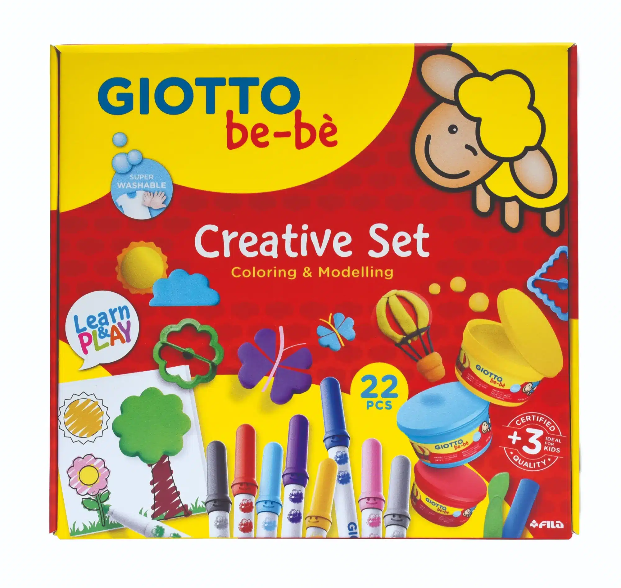 ערכת יצירה צביעה ופיסול - GIOTTO be-bè