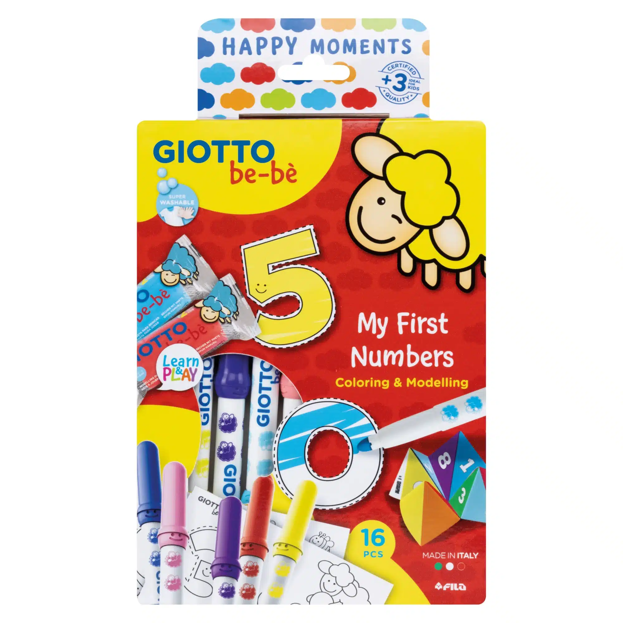 ערכת יצירה: המספרים הראשונים שלי - GIOTTO be-bè
