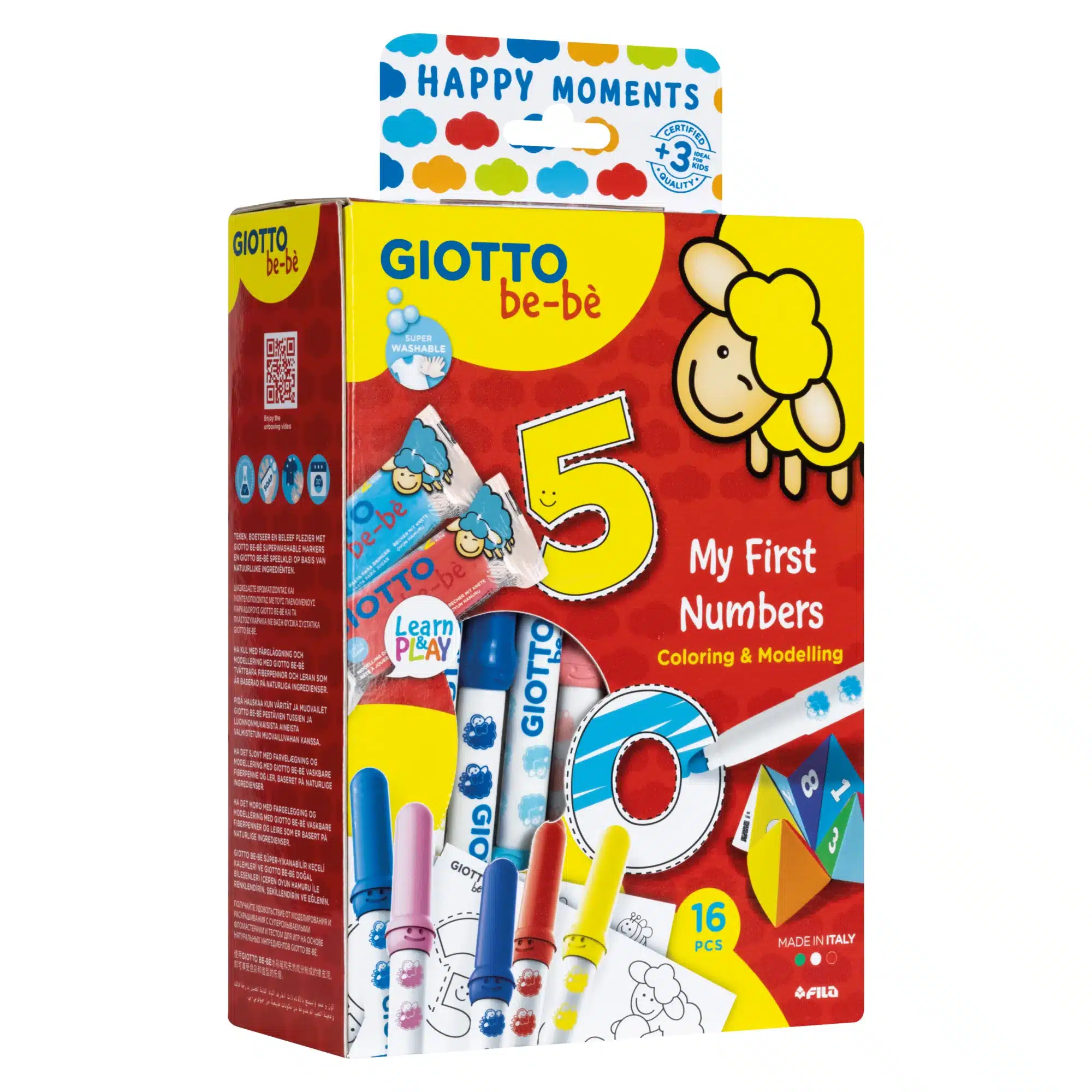 ערכת יצירה: המספרים הראשונים שלי - GIOTTO be-bè