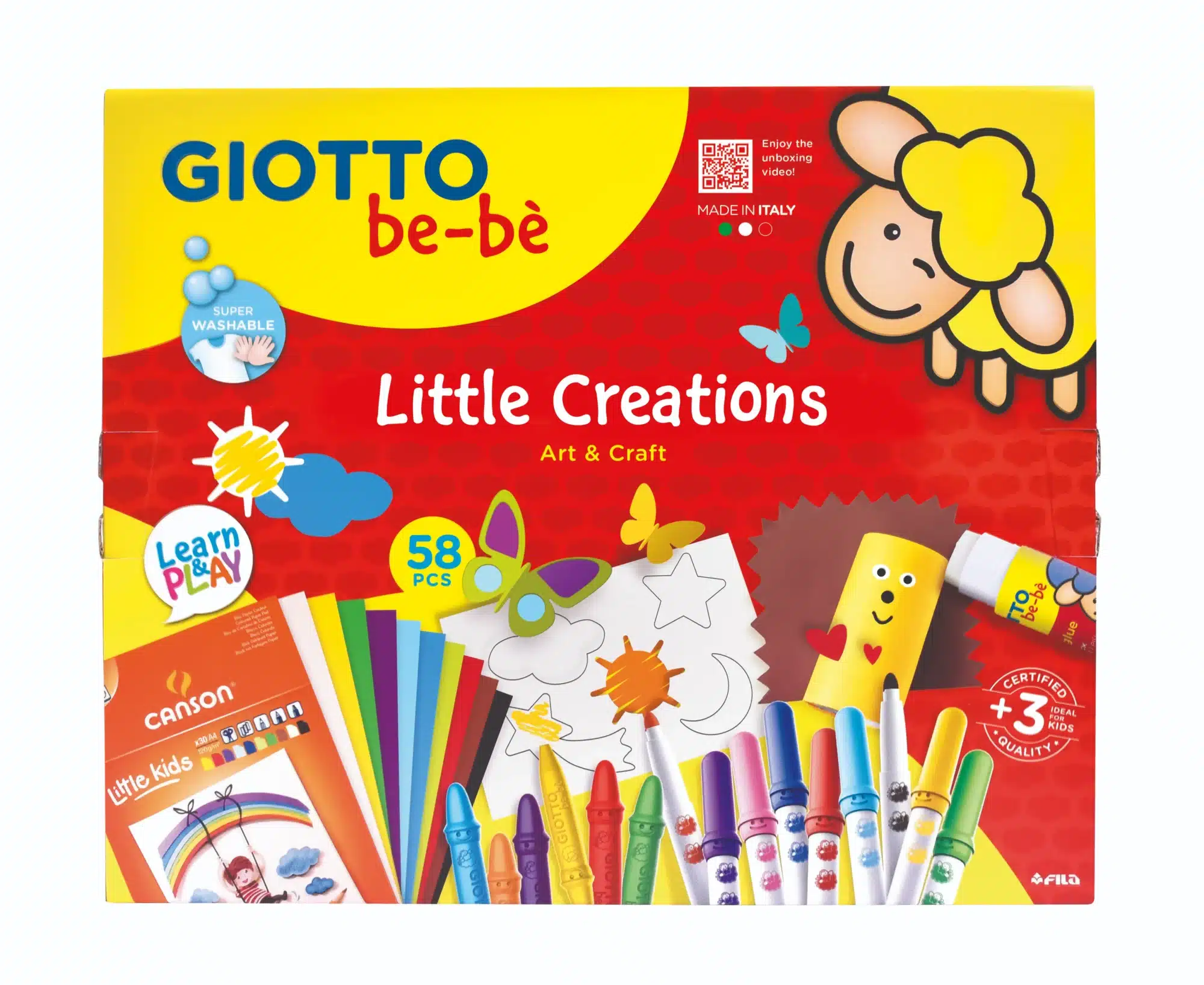 ערכת יצירה וצביעה לגיל הרך - GIOTTO be-bè