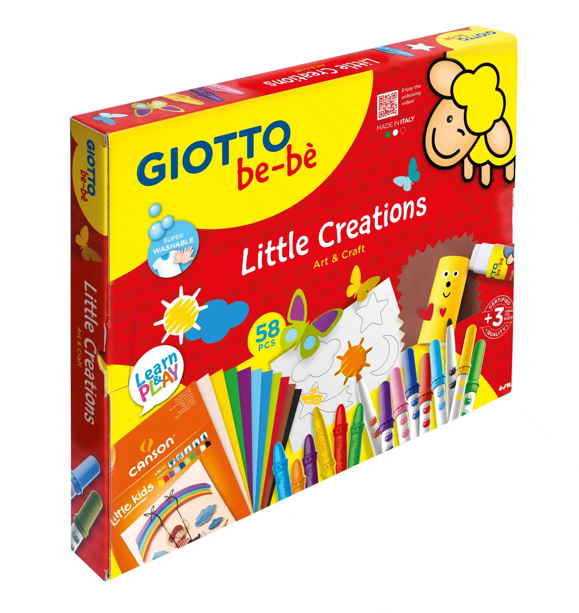 ערכת יצירה וצביעה לגיל הרך - GIOTTO be-bè