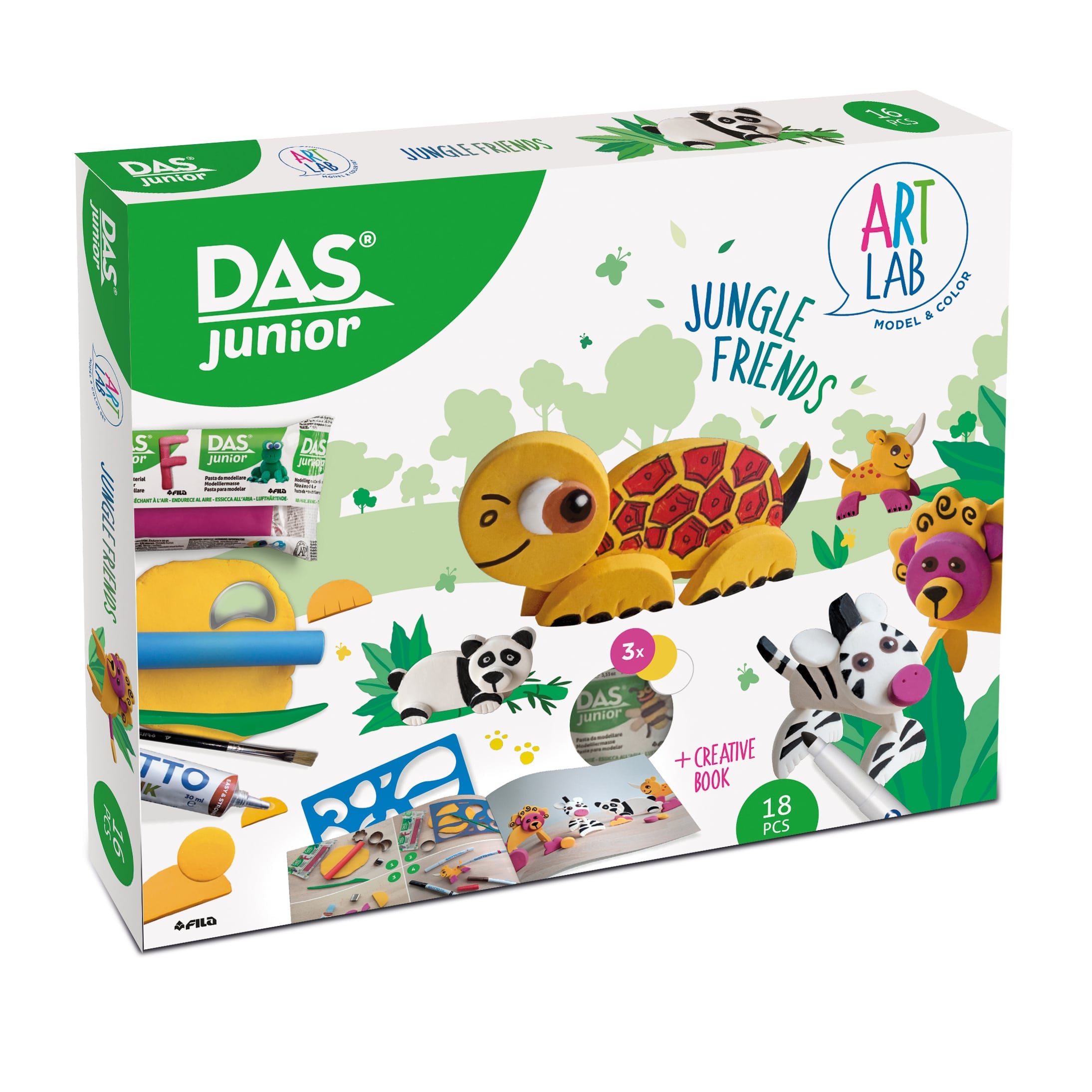 ⁦ערכת יצירה חברי הג'ונגל | Das Junior⁩ – תמונה ⁦1⁩