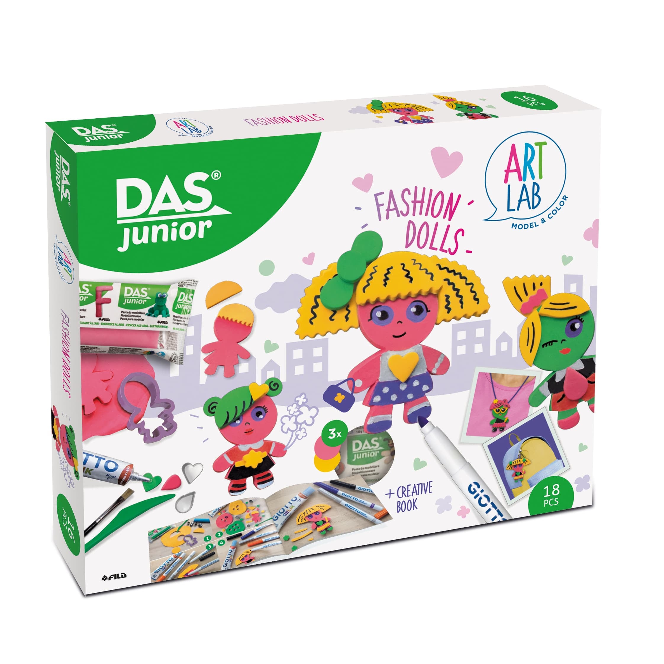 ⁦ערכת יצירה בובות אופנתיות | Das Junior⁩ – תמונה ⁦1⁩