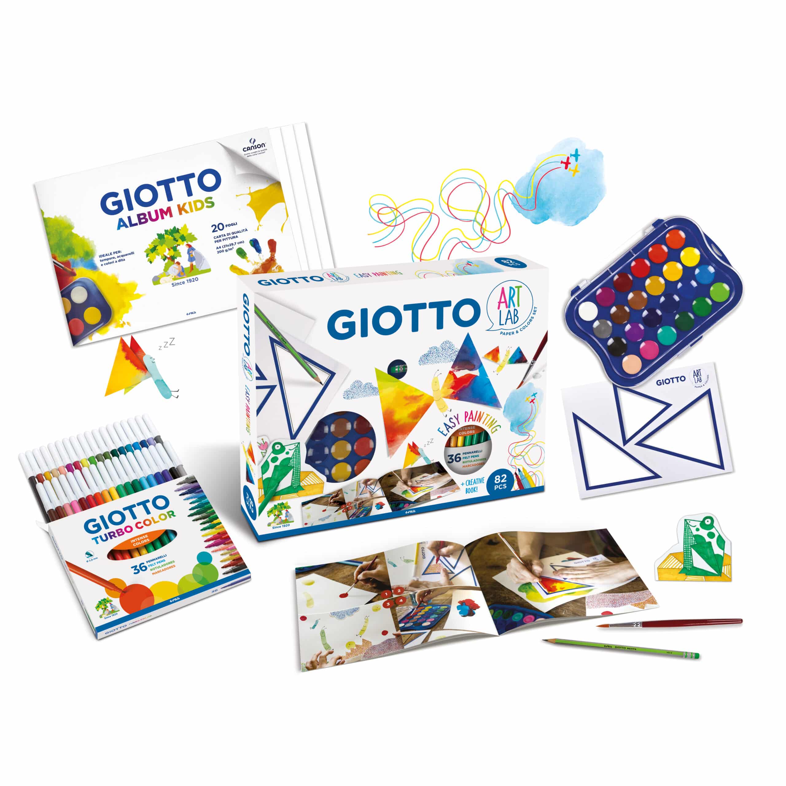 ⁦ערכת לימוד צביעה | GIOTTO⁩ – תמונה ⁦2⁩
