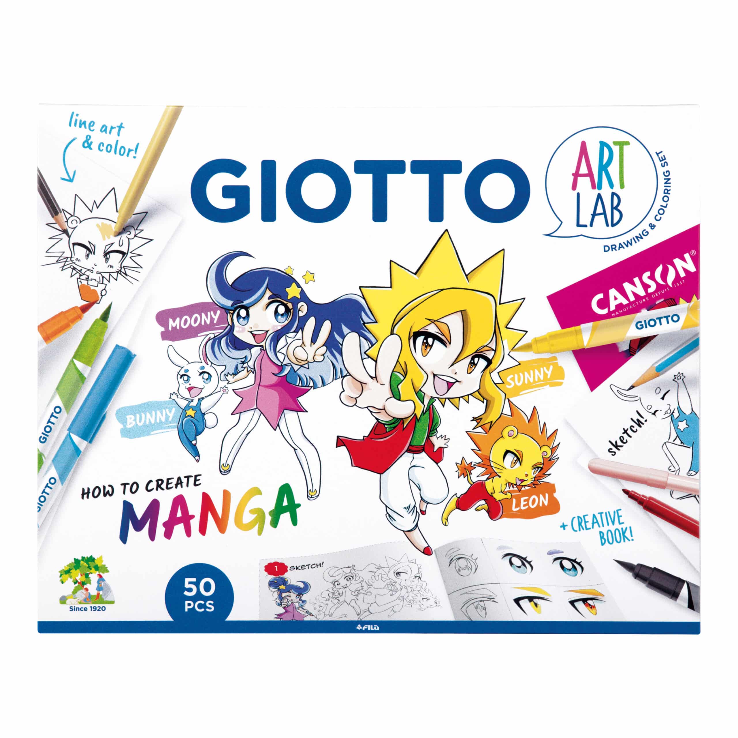 ⁦ערכת יצירת איורי מנגה | GIOTTO⁩ – תמונה ⁦1⁩